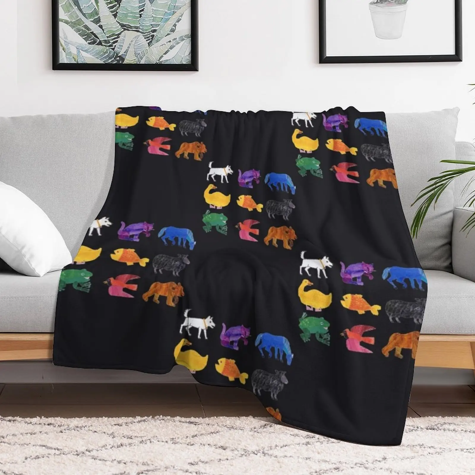 Одеяло Eric Carle Animals модные диваны спальный мешок лохматое одеяло