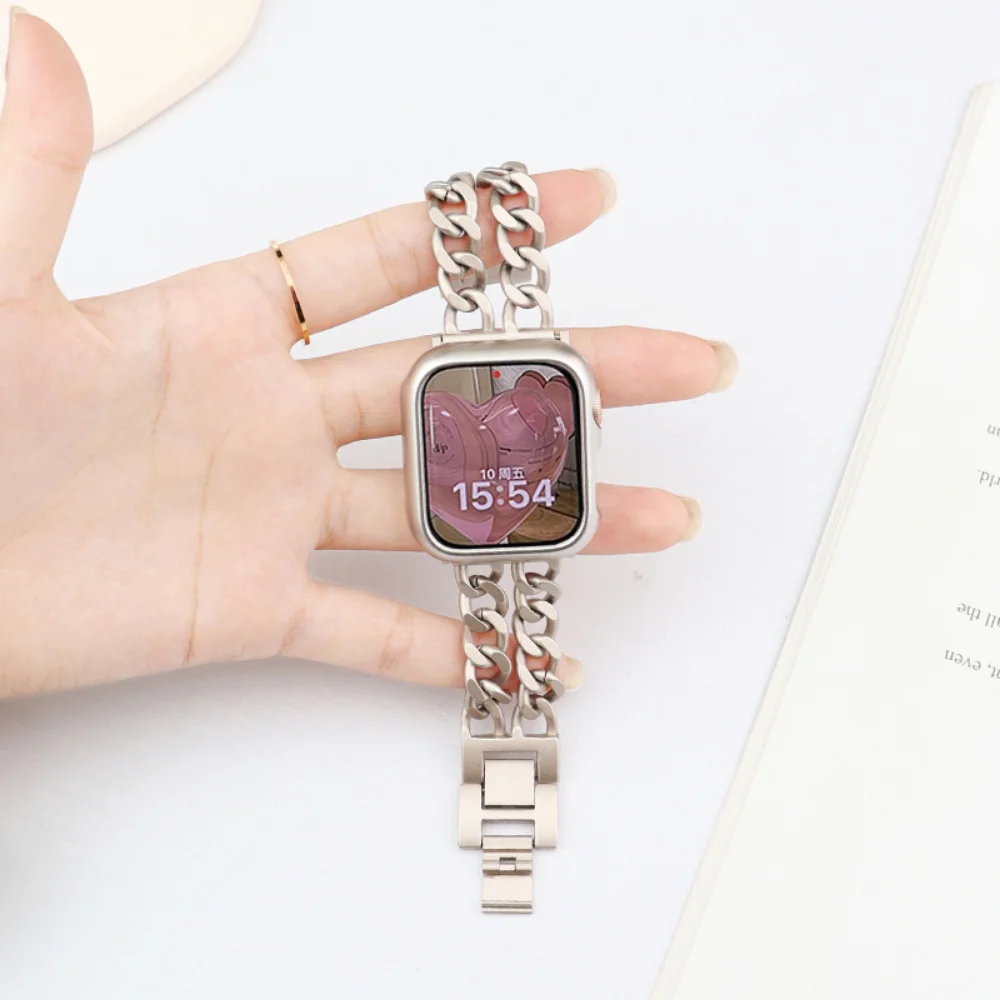 Women Starlight Series Bracelet for Apple Watch Band 8 7 6 3 4 5 Se 2 1 Strap for IWatch Ultra 49mm 41mm 45mm 40 38mm 42mm 44mm
