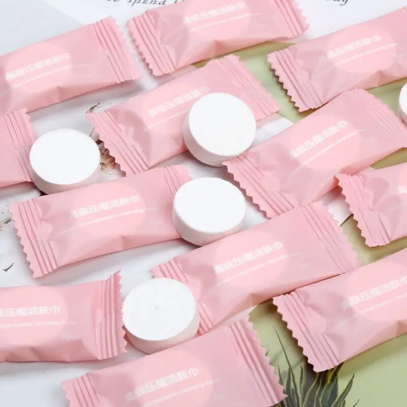 

Practical Tablet Towel Magic Face Cleaning Wipes Wet Napkin Tissue Tablet Compact Compressed Face Towel Dropshippping