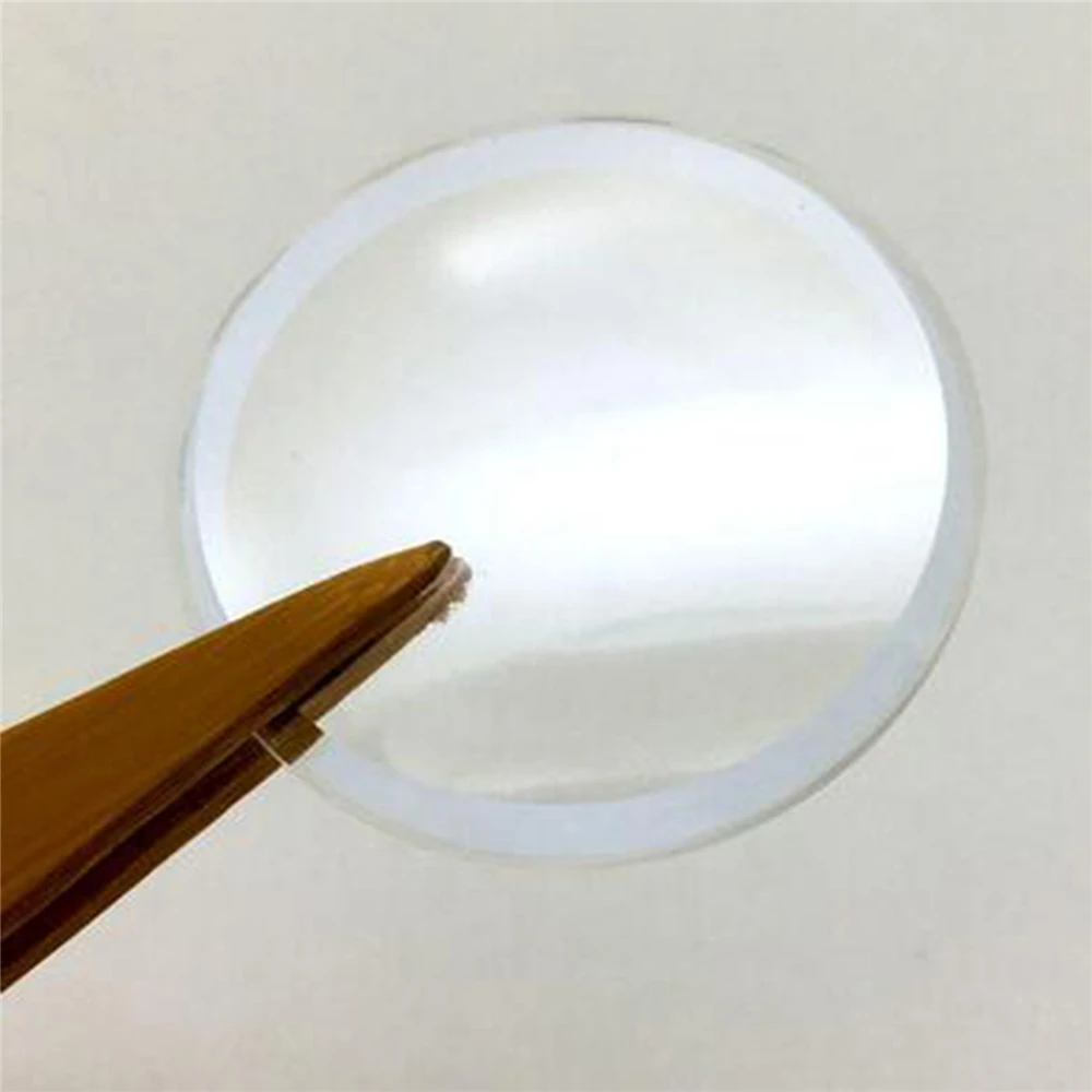 31.5mm x 4.0mm Blue/Red Coating Beveled Convex Sapphire Watch Lens Mask Glass Accessories for SKX007