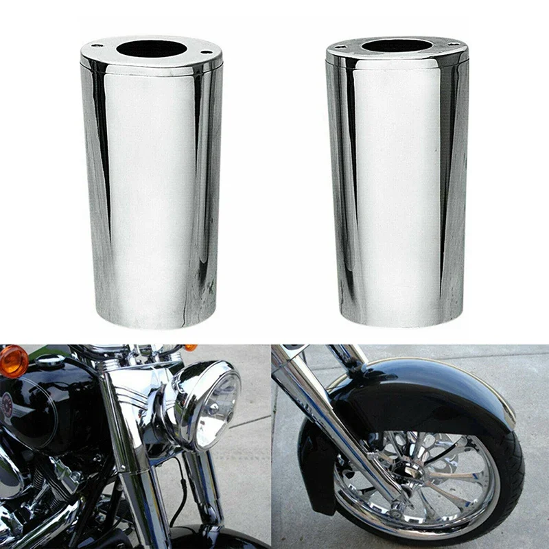 2 шт. накладки на ползунок вилки мотоцикла для Harley Davidson FLHR Road King Custom 2004-2007
