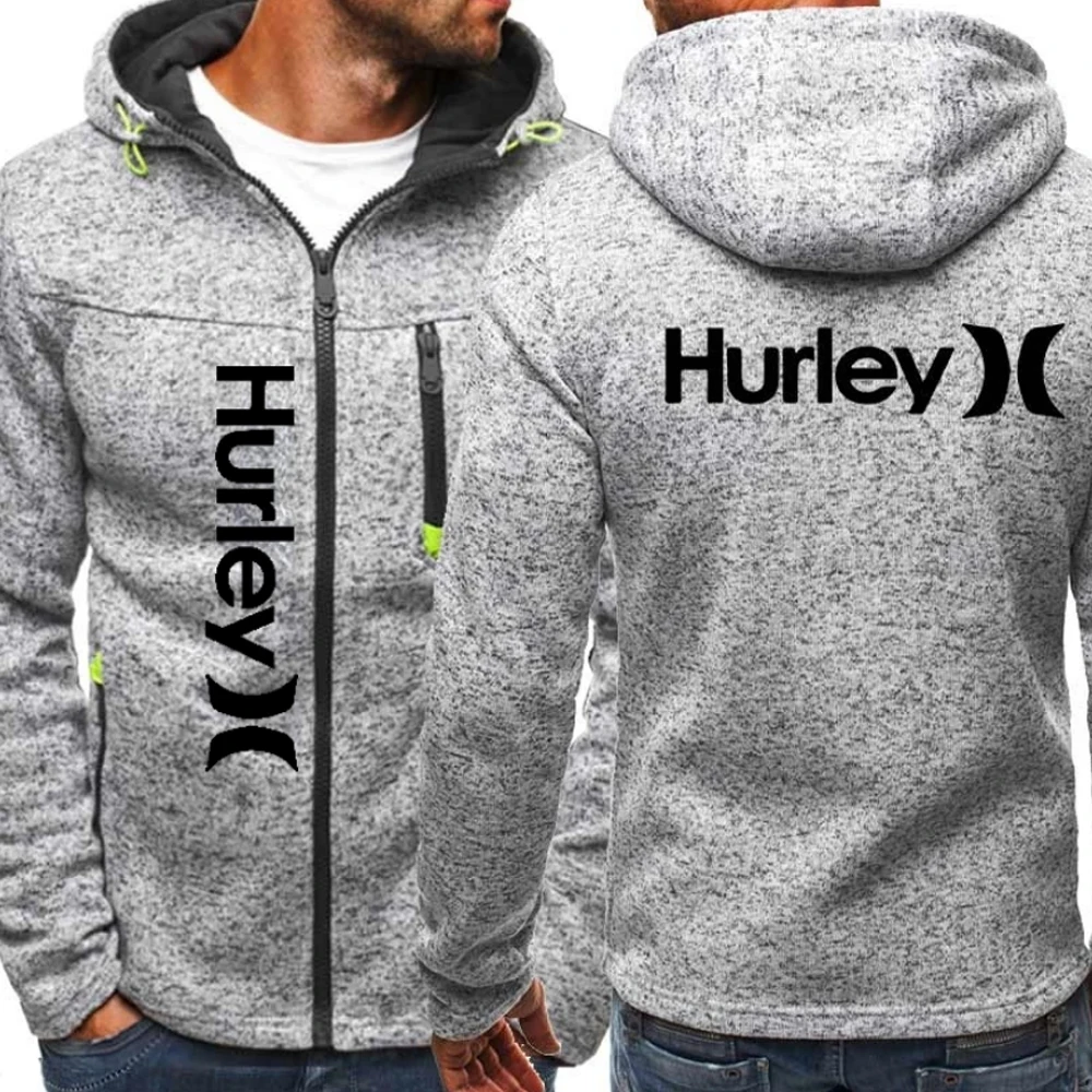 

Мужская куртка на молнии с капюшоном и принтом, жаккардовая