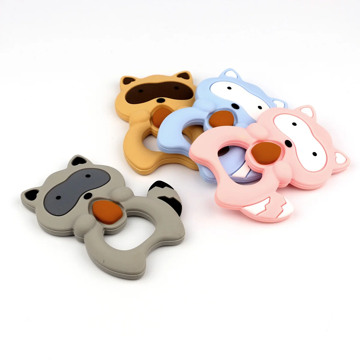 TYRY.HU Stars Silicone Teether Baby Teethers Food Grade Baby Teething Toys For Pacifier Chain Necklace DIY Accessories