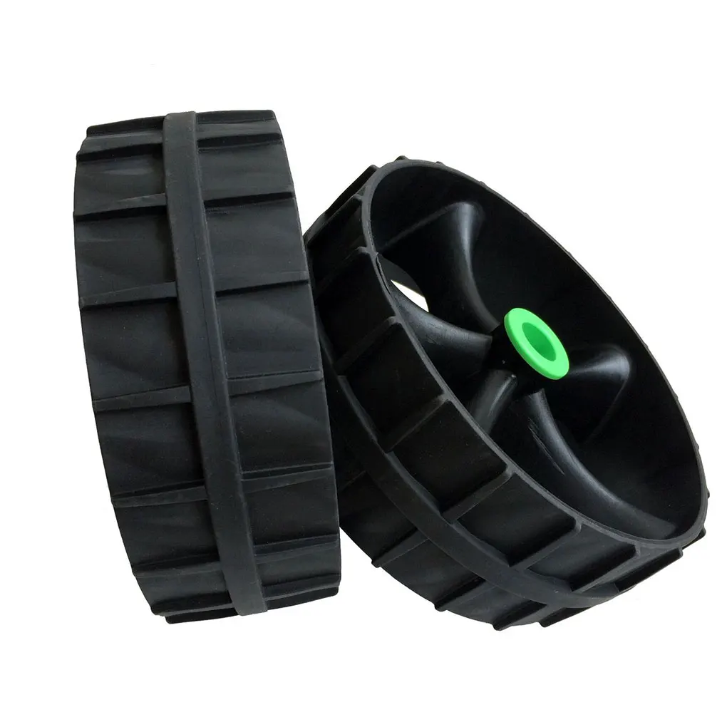 

Kayak Wheel Dolly Trailer Easy Installation Wear-Resistant Trolley Cart Tire Convenient Replacement Wheels Accessories