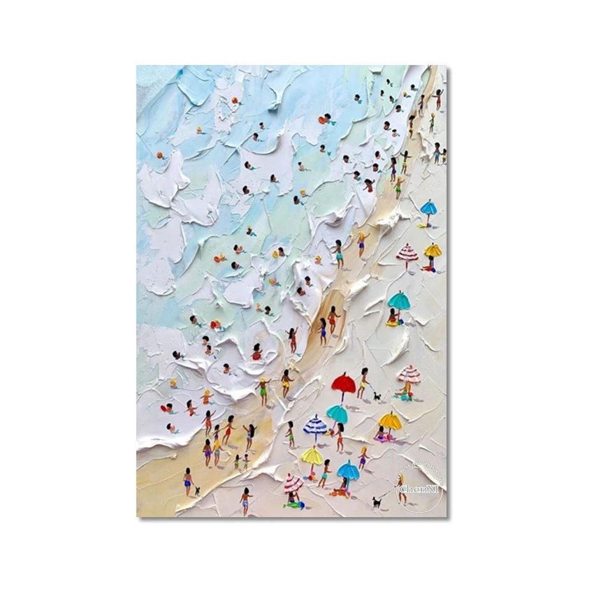 no framed the sunset on the sea handpainted idea oil painting on canvas large handmade wall art modern home decoration free global shipping