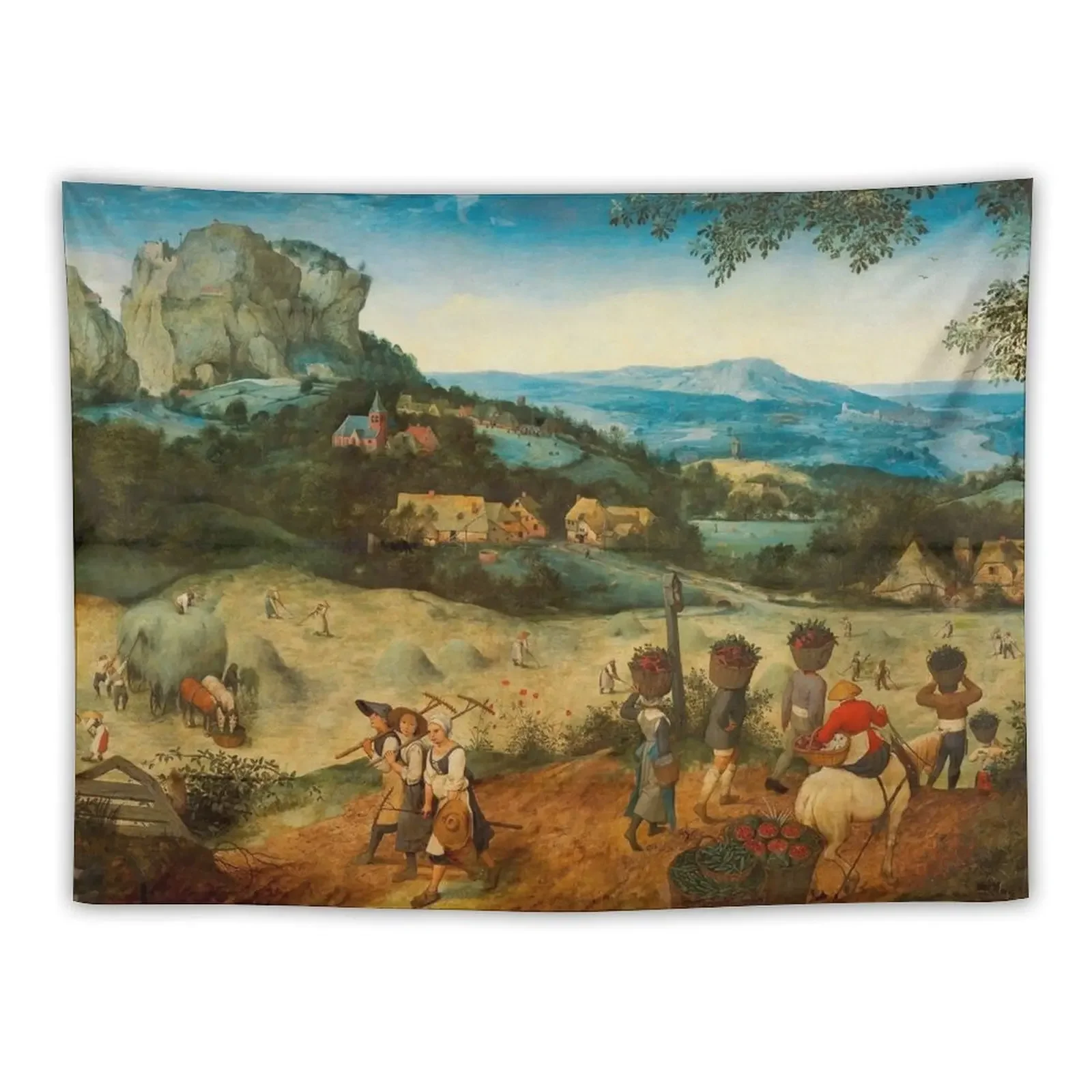 Pieter Bruegel the Elder The haymaking гобелен вещи в комнате японский декор комнаты