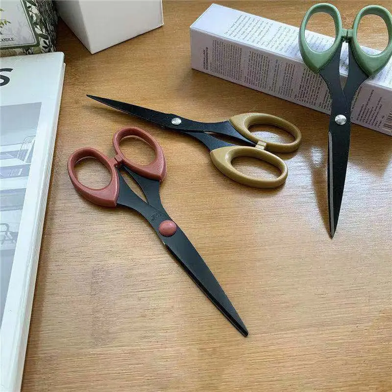 

Scissors Anti Stick Rust Office and Home Tool Portable Sharp Scissors Stainless Steel Tailoring Scissors Solid and Durable Alloy