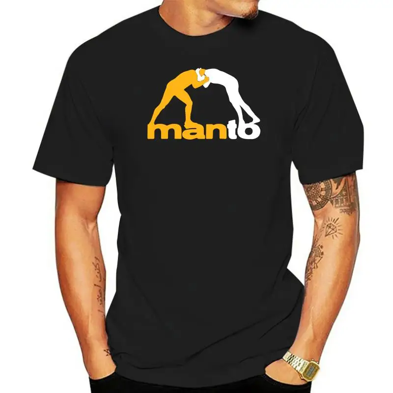

MANTO Brazilian Jiu Jitsu Martial Art Mens Black T-Shirt