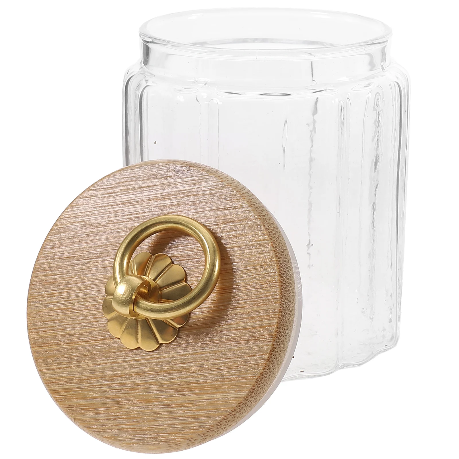 

Coffee Sweet Flour Canister Glass Food Storage Containers Lids Airtight Jars Canisters