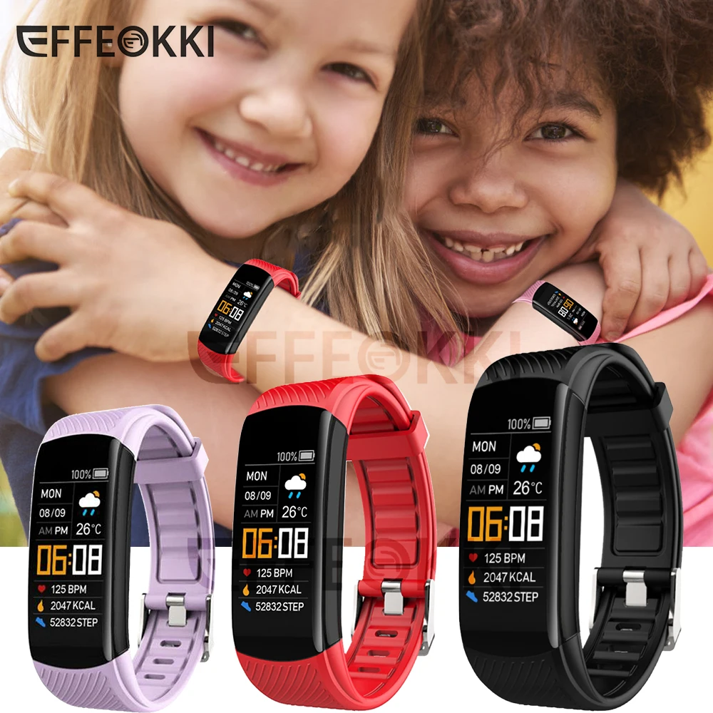 

Bluetooth Smart Bracelet Kids Child Sport IP67 Waterproof Pedometer Woch Fit Bit Smart Watch for Children Girl for Xiaomi Huawei