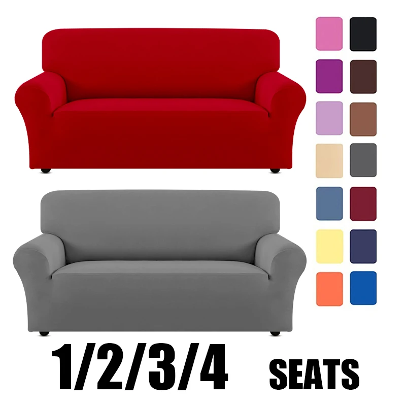 

Sofa Cover 1/2/3/4 Seater Slipcover Couch Covers for Universal Sofas Livingroom Sectional L Shaped Slipcover Need 2