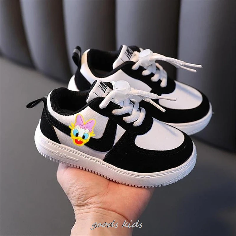 Кроссовки детские спортивные повседневные с Микки и Минни для начинающих ходить