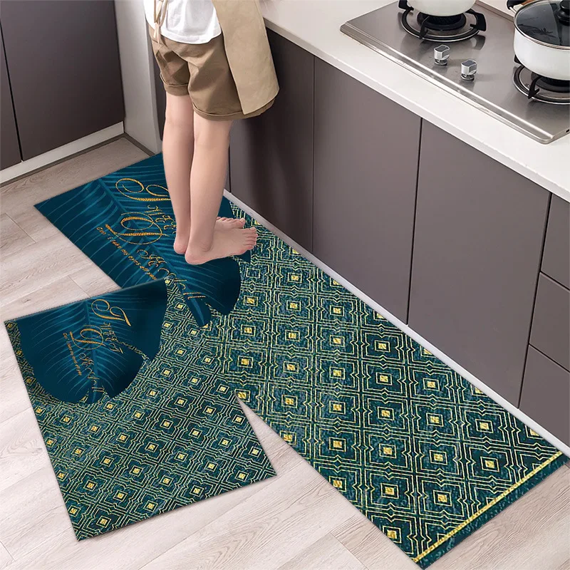 Кухонный коврик в американском богемном стиле Придверный для гостиной