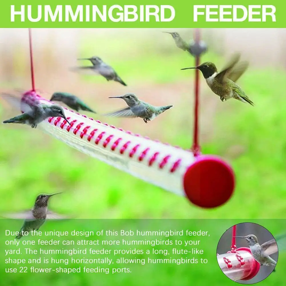 Hummingbird Feeder Garden Bird Feeder Foldable Bird Feeding Tool Supplies Hanging Accessories Bird Pet Outdoor with Pet Fee K8U4