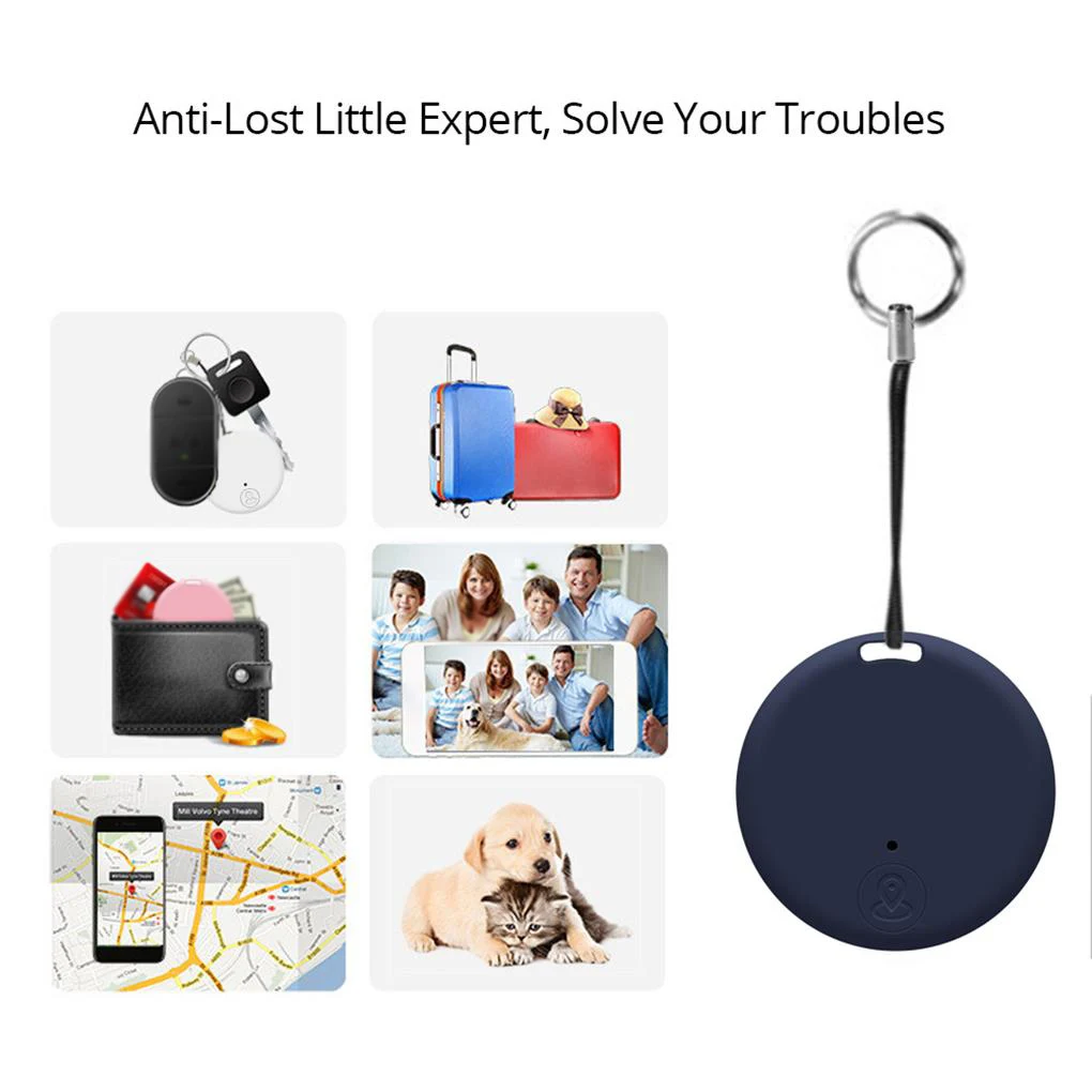 

Keys Locator Convenient White Finding Tracking Device Anti-lost Tags Bag