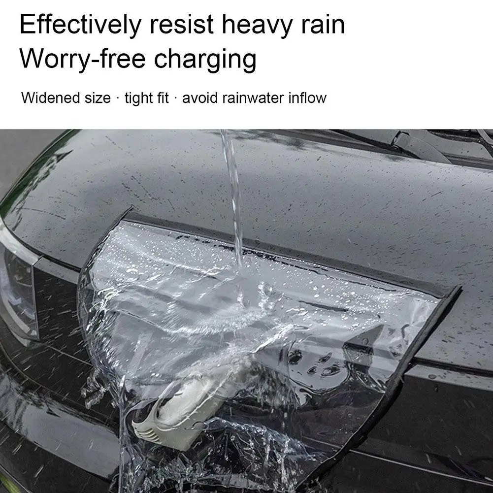 

For Tesla Model 3 Y Electric Vehicle Charger Port Cover Dustproof SUV Rainproof Accessories Outdoor Covers Protection Car P3W8