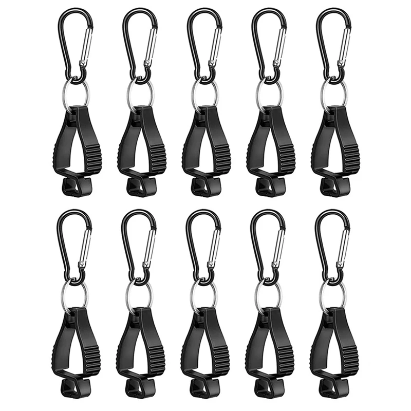 

10Pcs Multifunctional Glove Clip Holder Hanger Guard Clamp Grabber Catcher Fastener Hook Fixing Clip Buckle