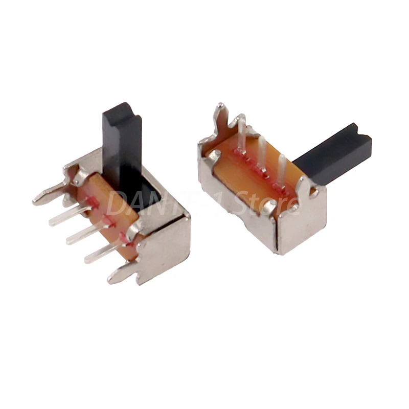 SK12D07 двухскоростной тумблер 1P2T горизонтальный боковой циферблат SK12D07VG2/3/4/5/6 мм