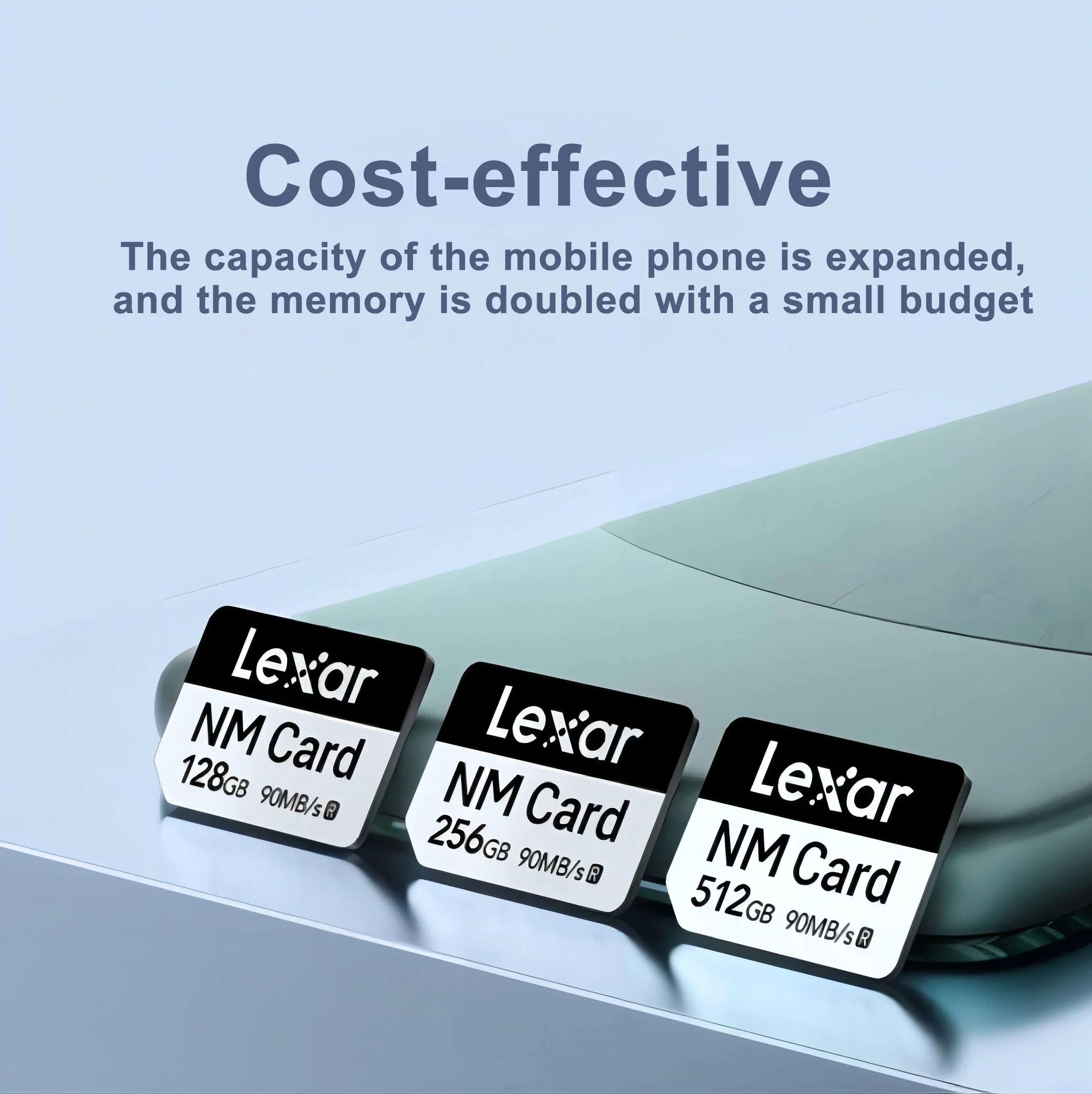 Нано-карта памяти Lexar NM 128 ГБ 256 512 до 90 Мб/с 4K