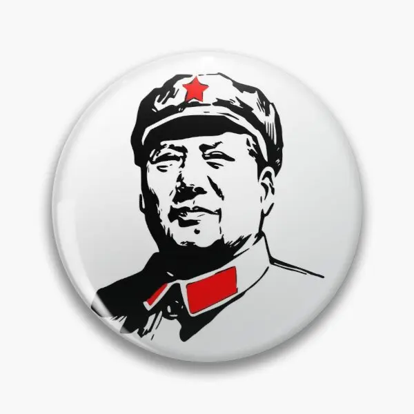 Мао Цзэдун настраиваемая мягкая булавка для пуговиц ювелирные изделия лацкана