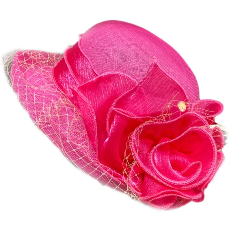 Шляпа женская с керлинговой сеткой корейская модная купольная Billycock элегантная