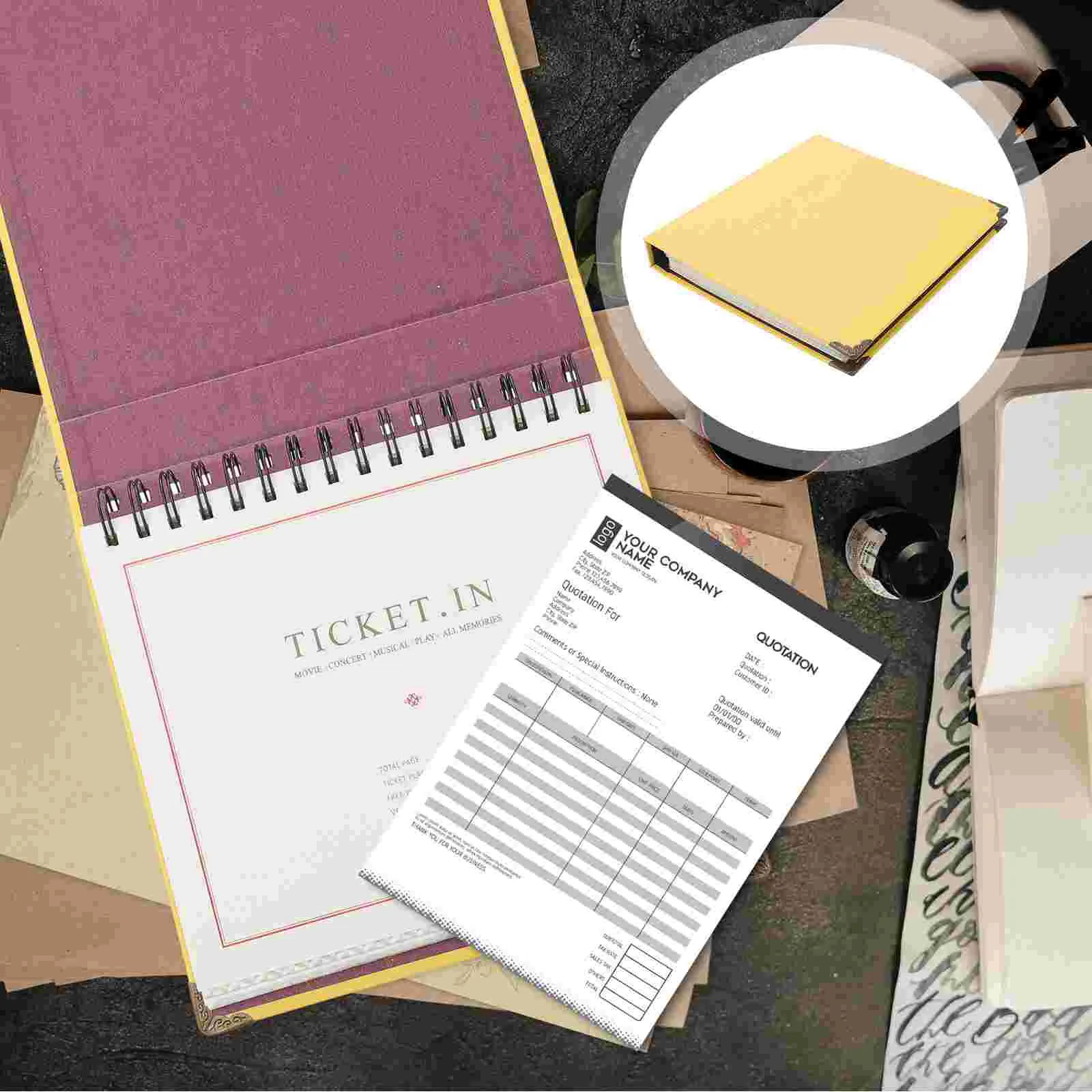 Книга для коллекционирования счетов