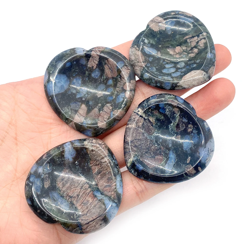 

Heart Shaped Jewelry Massage Tool Scraper Natural Rose Quartz Stone Face Neck Body Massager Massage Board Tool Set