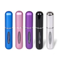 3pc travel pocket perfume spray bottle portable mini refillable atomizer bottle 5ml cosmetic empty container for camping tools