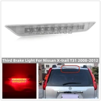 led car third brake light for nissan x trail t31 xtrail 2008 2013 tail additional high mount stop lamp car accessories