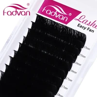 easy fanning long lashes extension 15 20mm mixed false eyelash super soft makeup eyelash extension for grafting auto blooming