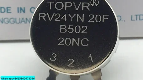 Новинка TOPVR однокруговой карбоновый пленочный потенциометр RV24YN20FB502 B103 B102 игровой
