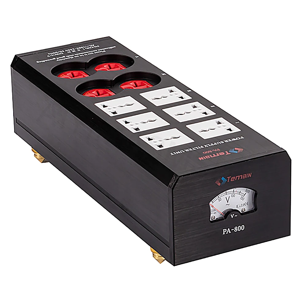 

AIYIMA SMSL TEMBIN PA800 3000W 15A Audio Power Filter Socket Purifier Lightning Protection Surge Protection Phono Power Filter