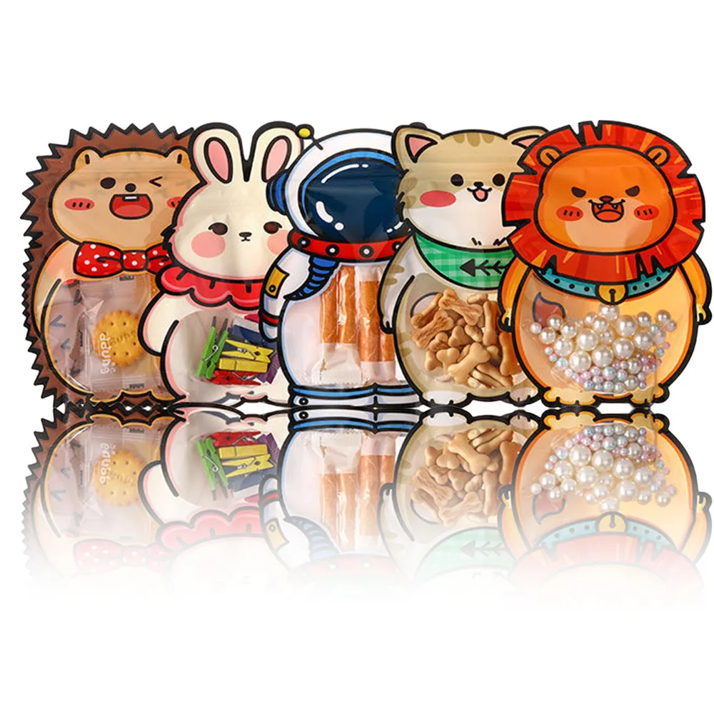 Космонавт сумки сувениры мультяшный Кот Лев ежик подарочные пакеты для детей