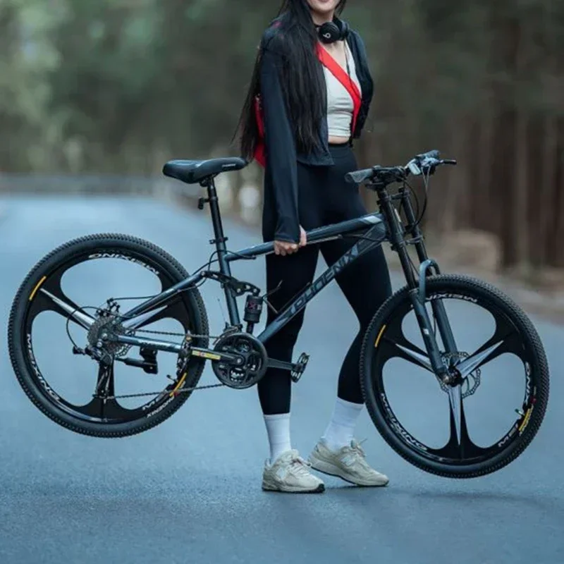26-дюймовый горный велосипед mtb с утолщенными плечами полная подвеска для беговых
