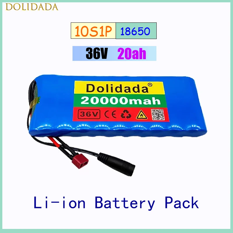 

2023New 18650 Battery Pack 10S1P 36V 20ah Li-ion Rechargeable Battery for Ebike Electric Bicycle Scooter with BMS Backup Battery