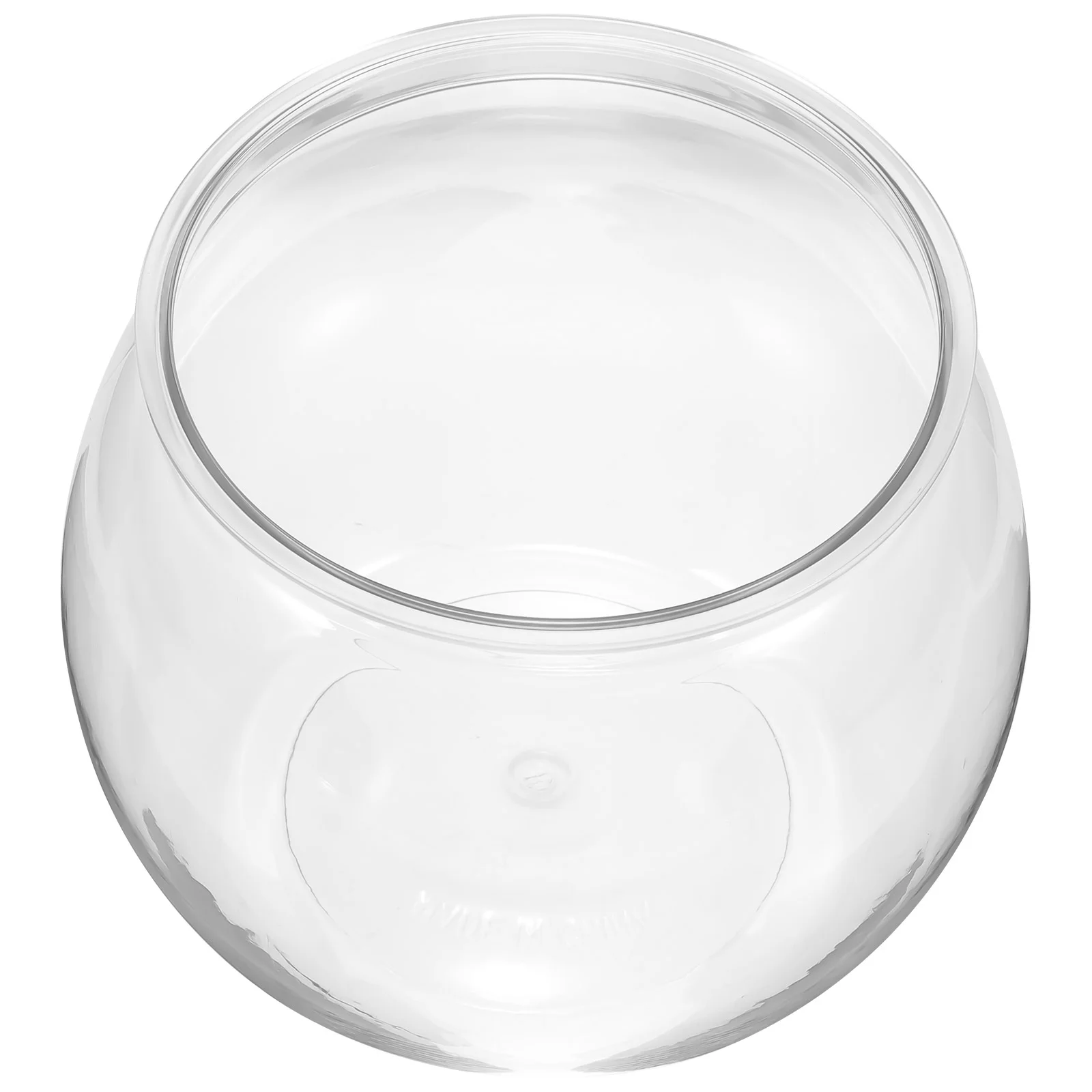 

Goldfish Bowl Round Plastic Tank Terrarium Globe Home Anti-falling Office The Pet Decorative Vase Fishbowl