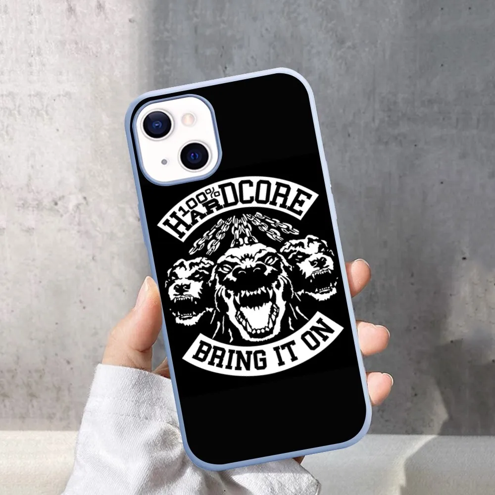 Чехол для телефона 100 Hardcore Dog To The Bone iPhone 14 11 12 13 Mini Pro Xs Max 8 7 6 6S Plus X XR однотонный чехол