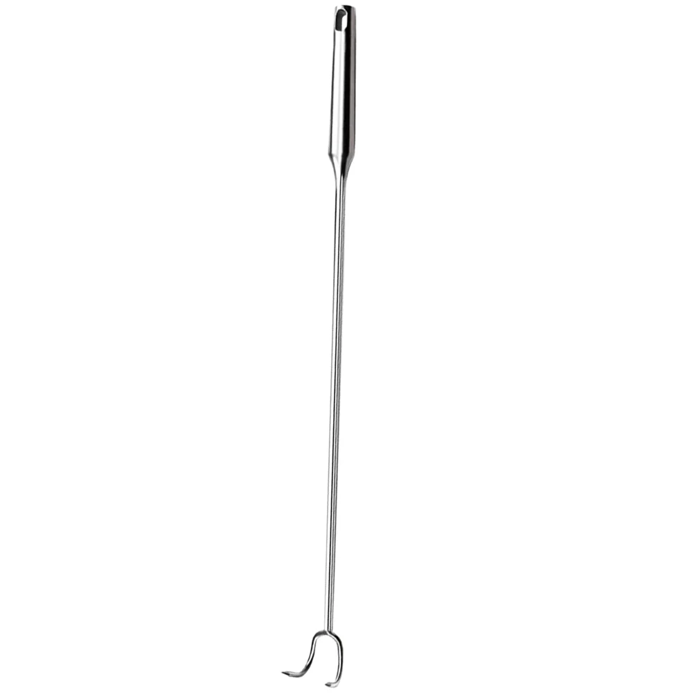 

Hook Meat Flipperturner Pigtail Hooks Flipping Butcher Turning Cooking Tool Poultry Barbeque Stainless Steel T Bbq