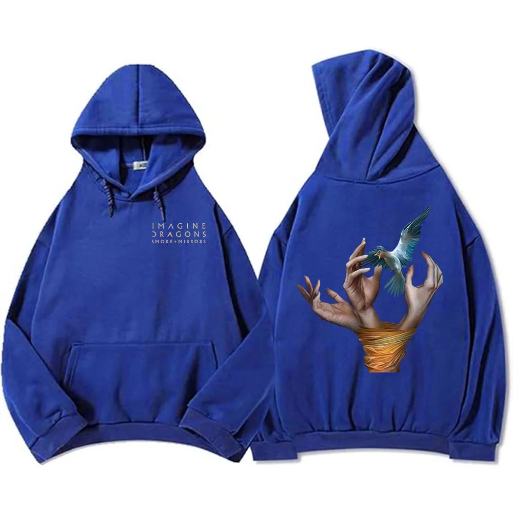 Толстовки с капюшоном Band Imagine Dragons Reflections From The Vault of Smoke + Mirrors Album толстовки длинными