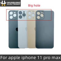 for iphone 11promax aaa grade quality big hole back cover glass protection with 3m sticker%ef%bc%8cfor rear housing repair