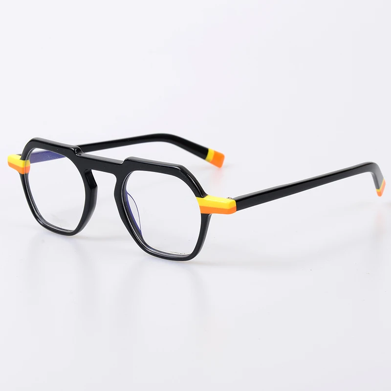 

Personalized HP2022603 Acetate Glasses Frames Designer Brand Men Irregular Eyeglasses Women Myopia Prescription Sunglasses