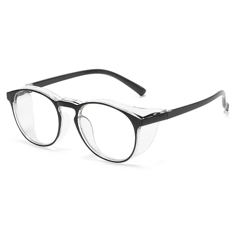 

Round Safety Goggles Anti-Pollen allergy Anti Dust Anti Fog Windproof Blue Light Blocking Glasses PC Lens Protection Eyewear