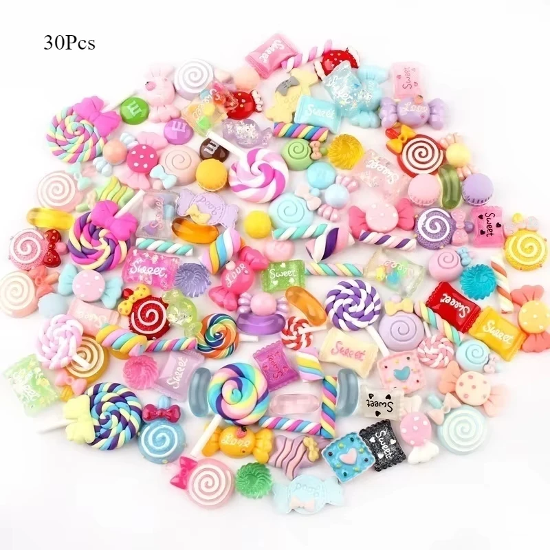 

Смешанный дизайн кабошоны из смолы 50 шт