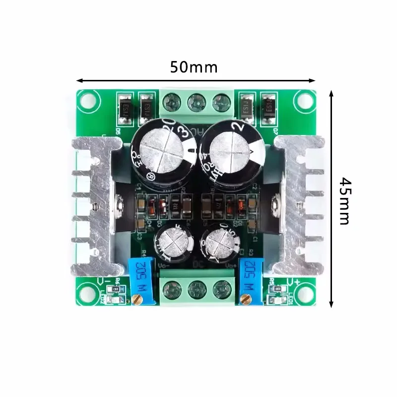 Регулируемая плата фильтра положительного и отрицательного выпрямителя