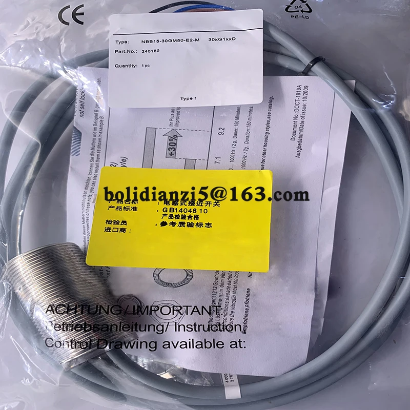 Новый датчик приближения NBB5-18GM60-WS NBB5-18GM60-WO NBB5-18GM60-US NBB15-30GM50-E2-M NBB15-30GM50-E0-M В наличии