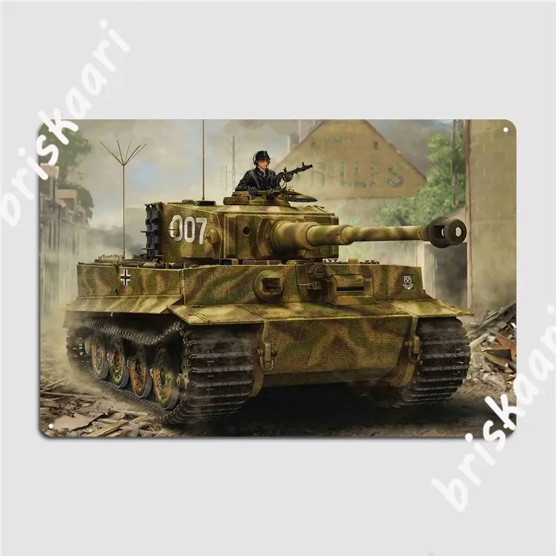 

Металлический плакат Tiger Panzer Ww2, Постер для кинотеатра, кухни, фототеатра, жестяной плакат, декор для фермерского дома