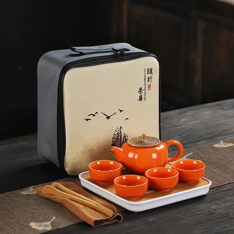 

Ruyi Ceramic Kung Fu Tea Set Gift Box Set