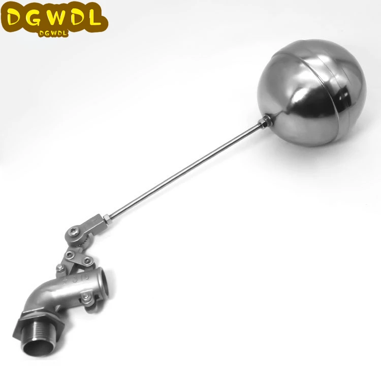 

1/2 "3/4" 1 "DN32 Регулируемый поплавковый клапан из нержавеющей стали 304, изгиб резервуара для воды, колено, плавающий шариковый переключатель, бачок, водяная башня