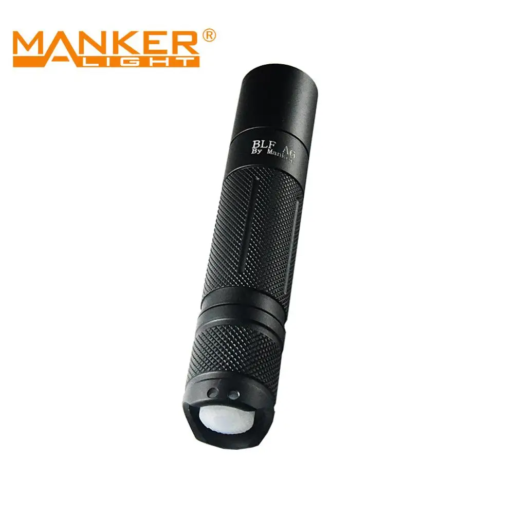 Bundle: Manker BLF A6 1600 Lumen CREE XP-L LED 18650 Flashlight + High Discharge 30A 3100mAh Li-ion Battery |
