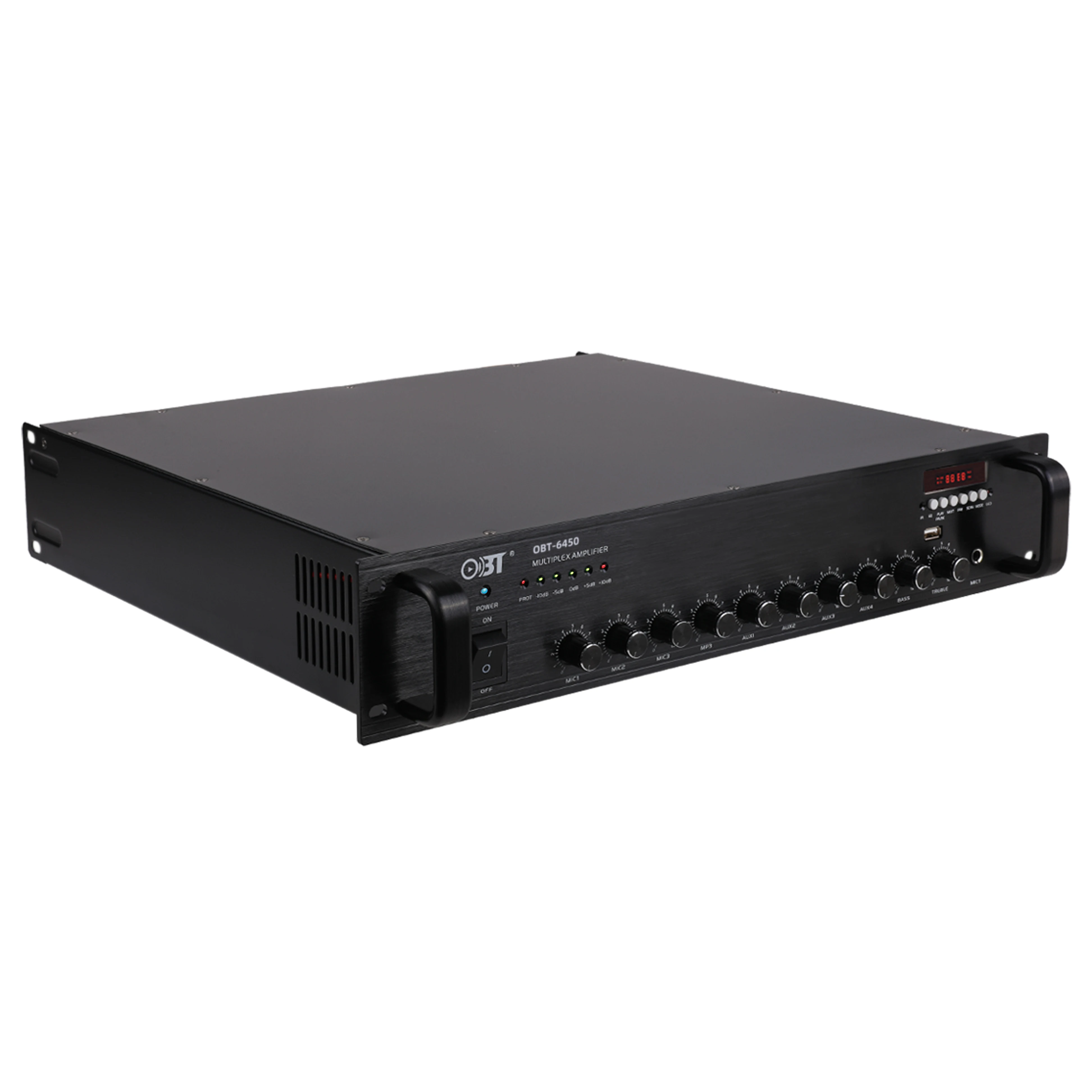 Фото Obt-6450 450 Вт 1,5u Стандартный 19-дюймовый Dj-усилитель Цена Usb Аудио Усилитель мощности №4